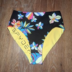SPYDER Bikini Bottoms Reversible High waisted UPF Size S